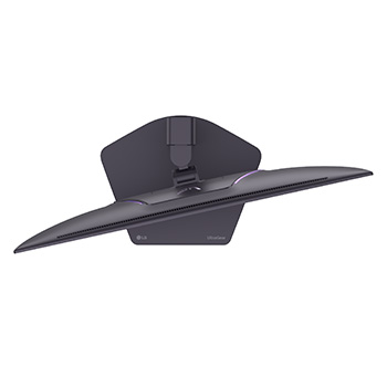 -30 degree swivel monitor top view