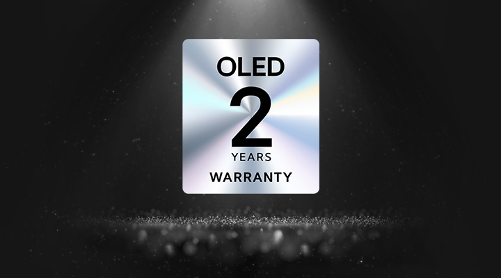 2-YEAR BURN-IN WARRANTY for UltraGear OLED gaming monitor.