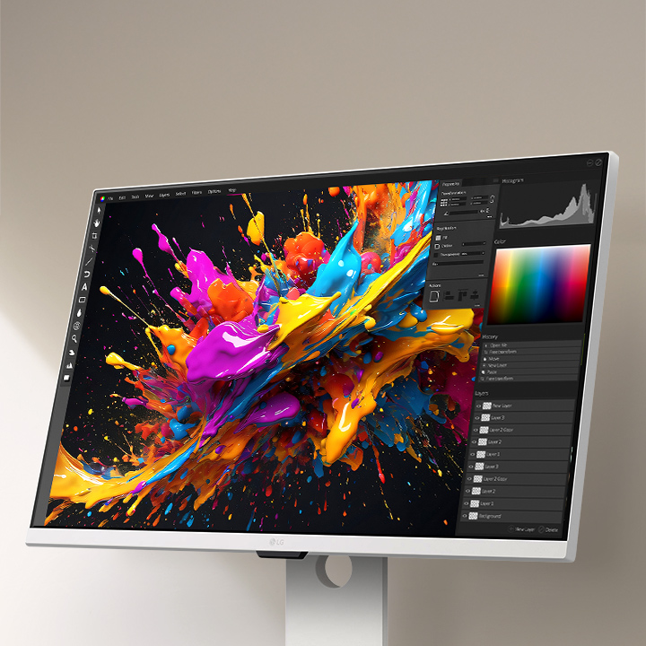 LG Smart Monitor in use for work and content creation	