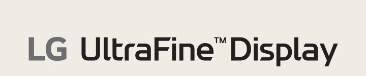 LG UltraFine Monitor logo.