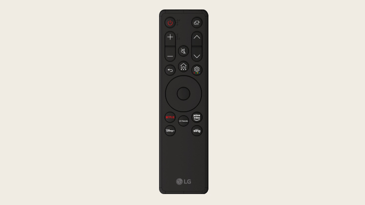 black TV remote control image