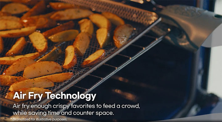 Built-In Air Fry with Fan Convection