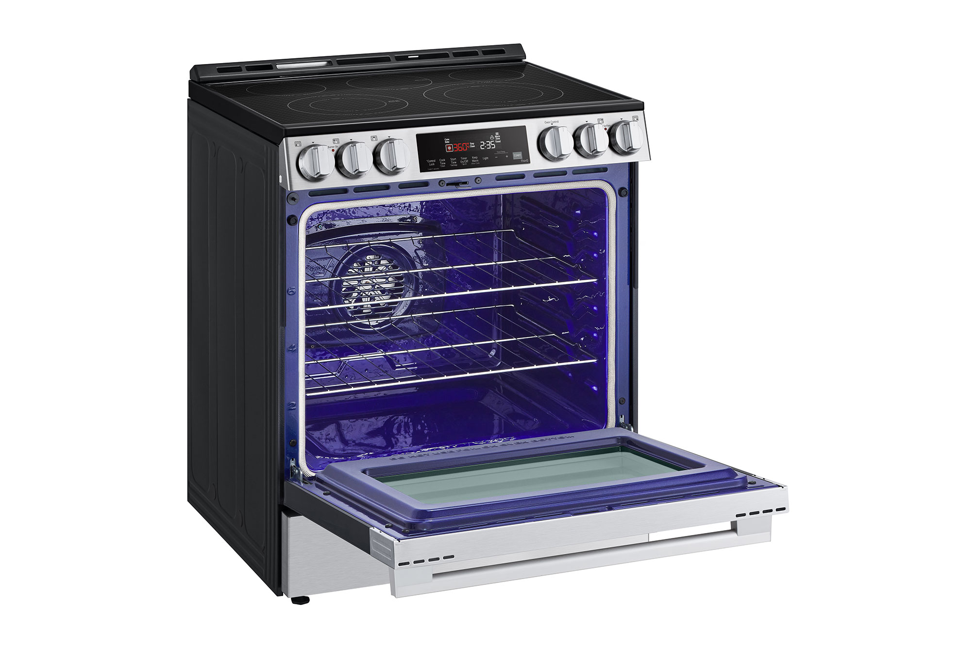 Left Side Open Rack View
