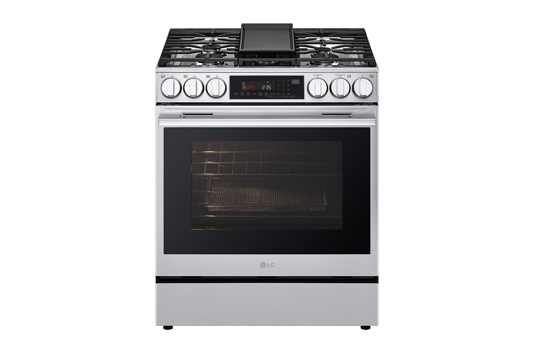 Front view of LG Cooking appliances, Ranges LSGL6335X