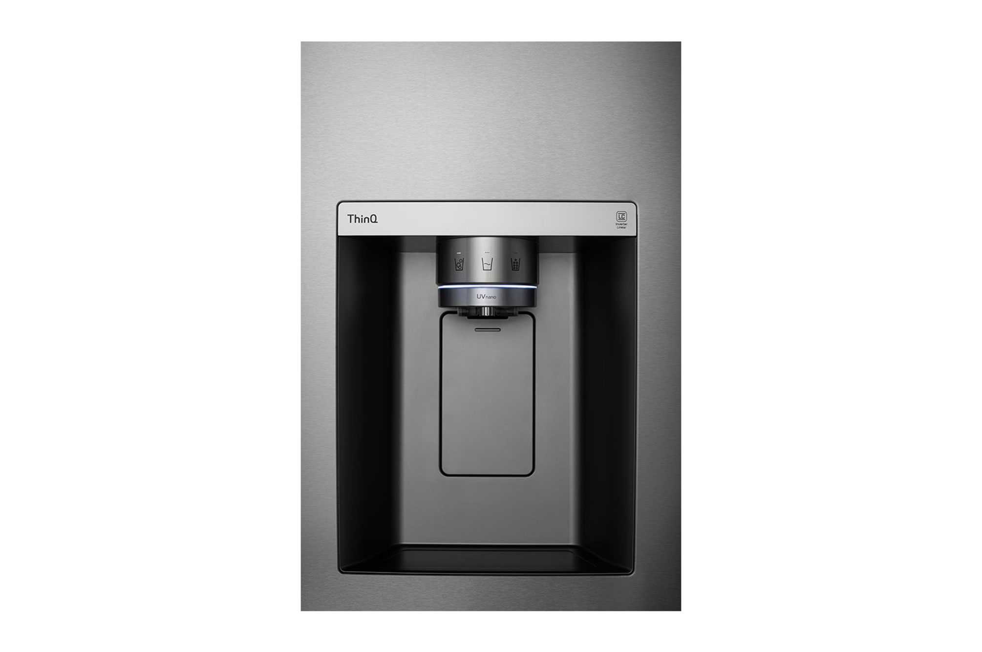 LG 36" 27 cu.ft. InstaView® Standard-Depth Side by Side Refrigerator | Ice & Water Dispenser | Dual Ice Maker with Craft Ice®, LRSOS2706S
