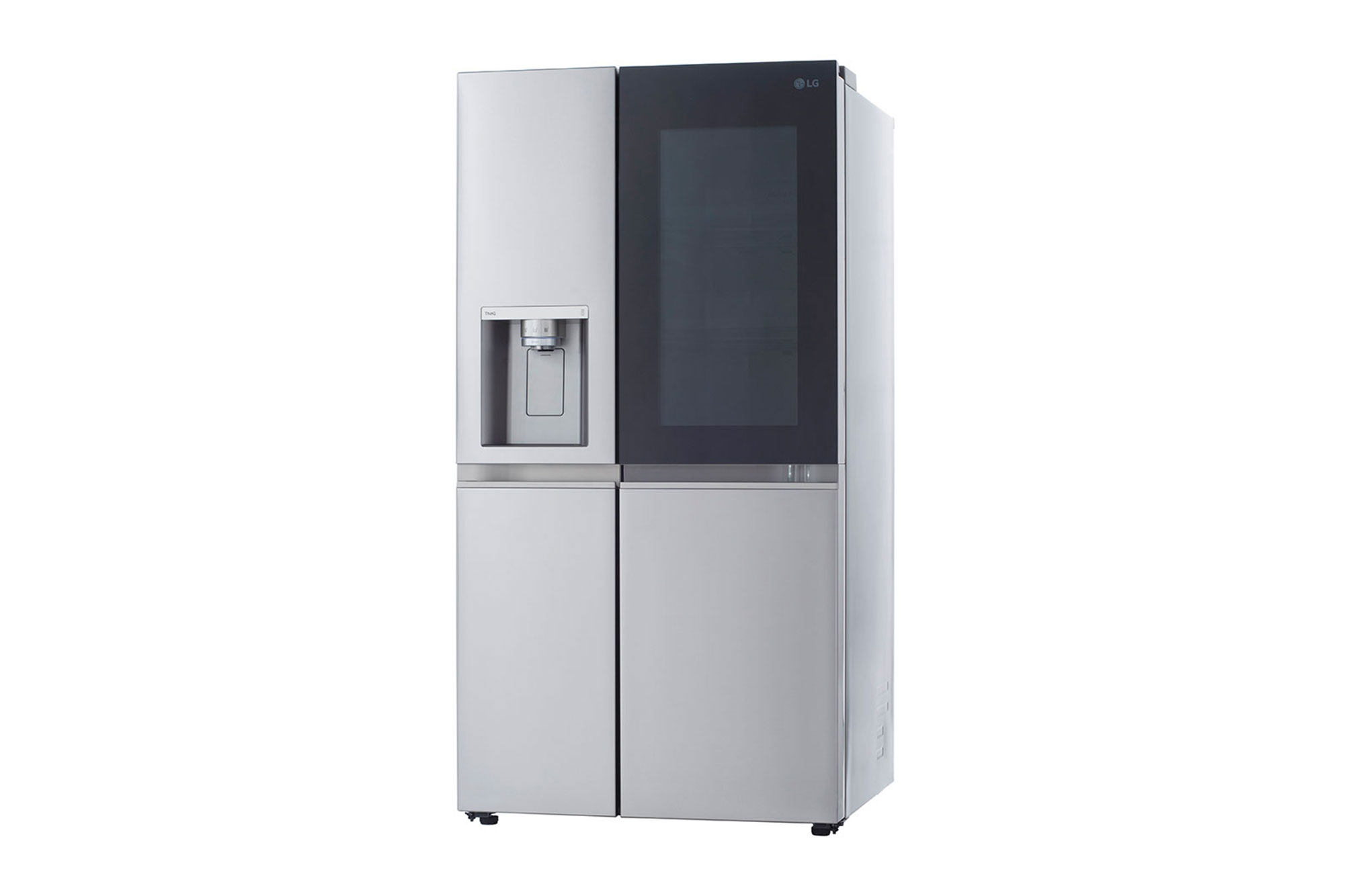 LG 36" 27 cu.ft. InstaView® Standard-Depth Side by Side Refrigerator | Ice & Water Dispenser | Dual Ice Maker with Craft Ice®, LRSOS2706S