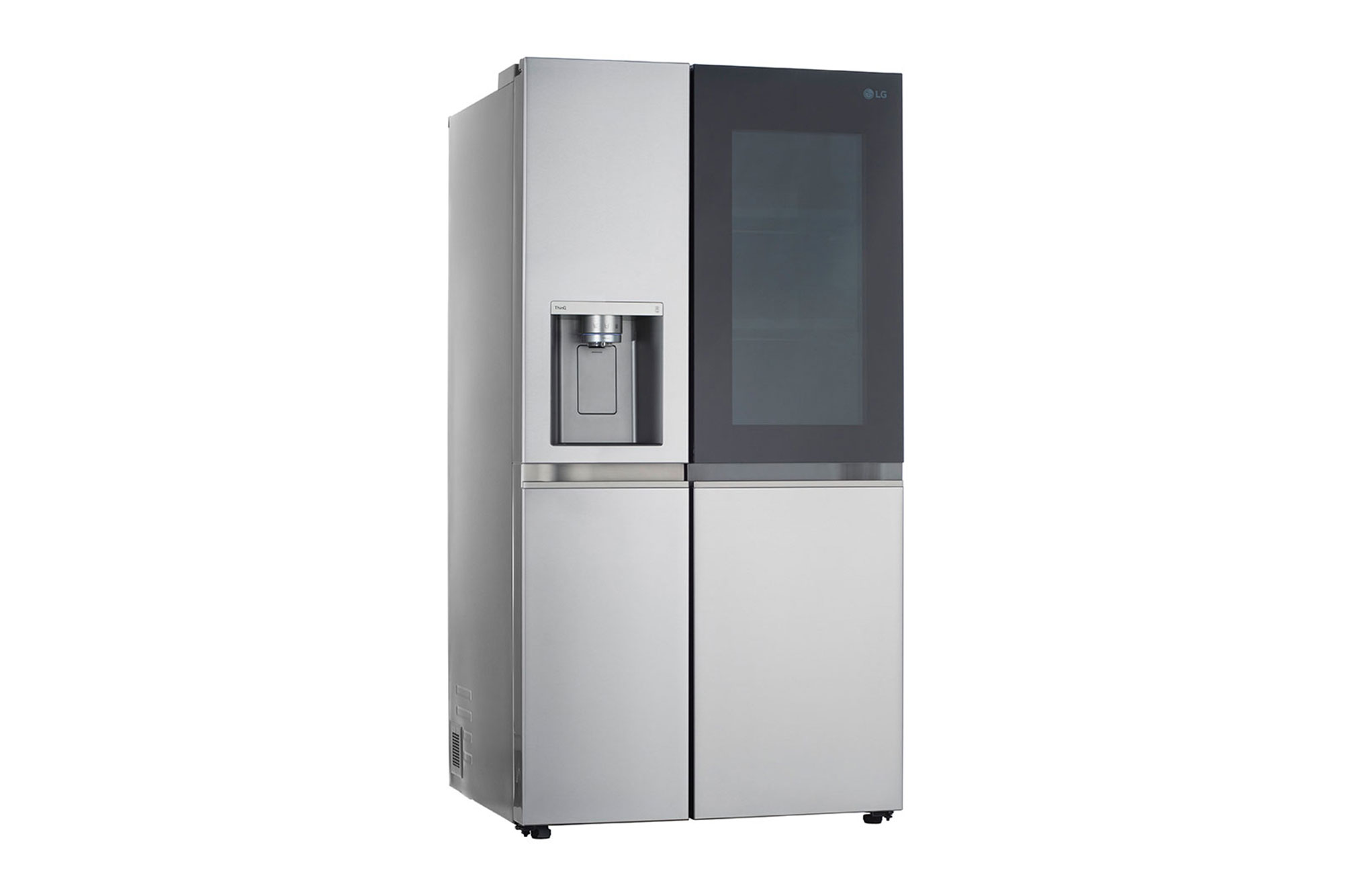 LG 36" 27 cu.ft. InstaView® Standard-Depth Side by Side Refrigerator | Ice & Water Dispenser | Dual Ice Maker with Craft Ice®, LRSOS2706S