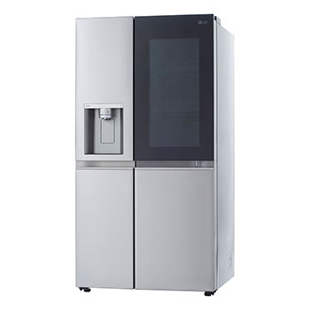 LG 36" 27 cu.ft. InstaView® Standard-Depth Side by Side Refrigerator | Ice & Water Dispenser | Dual Ice Maker with Craft Ice®, LRSOS2706S