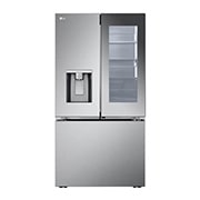 Side view of LG 36" 26 cu.ft. Mirror InstaView® Door-in-Door® Counter-Depth MAX® French 3-Door | Ice & Water Dispenser | 4 Types of Ice with Craft Ice® - LRYKC2606S