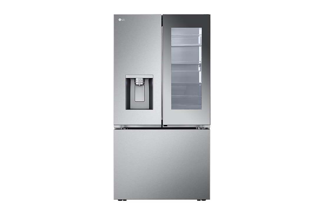 LG 36" 31 cu.ft. Mirror InstaView® Door-in-Door® Standard-Depth MAX® French 3-Door | Ice & Water Dispenser | 4 Types of Ice with Craft Ice®, LRYKS3106S
