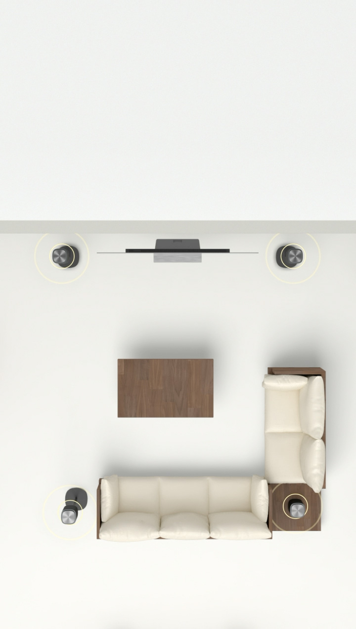 A video shows Sound Suite can be placed freely for their various combinations