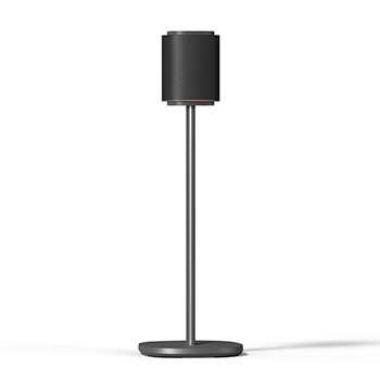 side view with stand