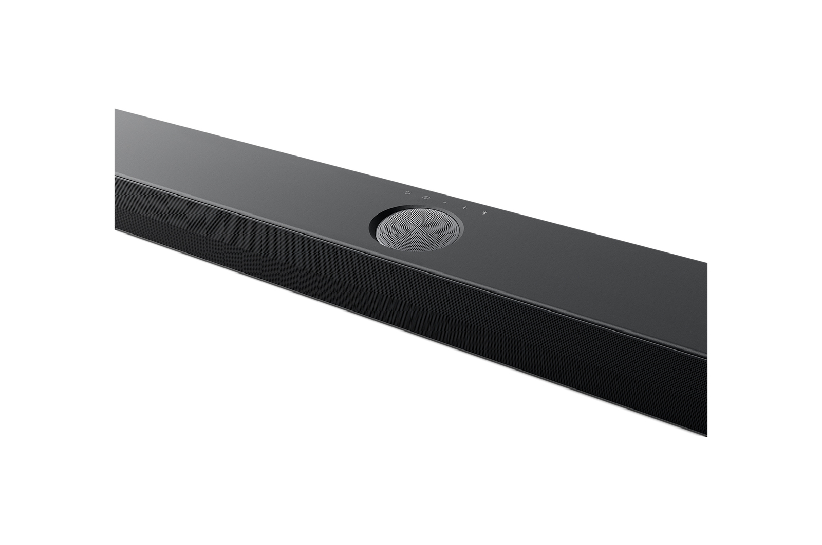 Top angled view of LG Soundbar S70TR's Center Up-Firing Channel