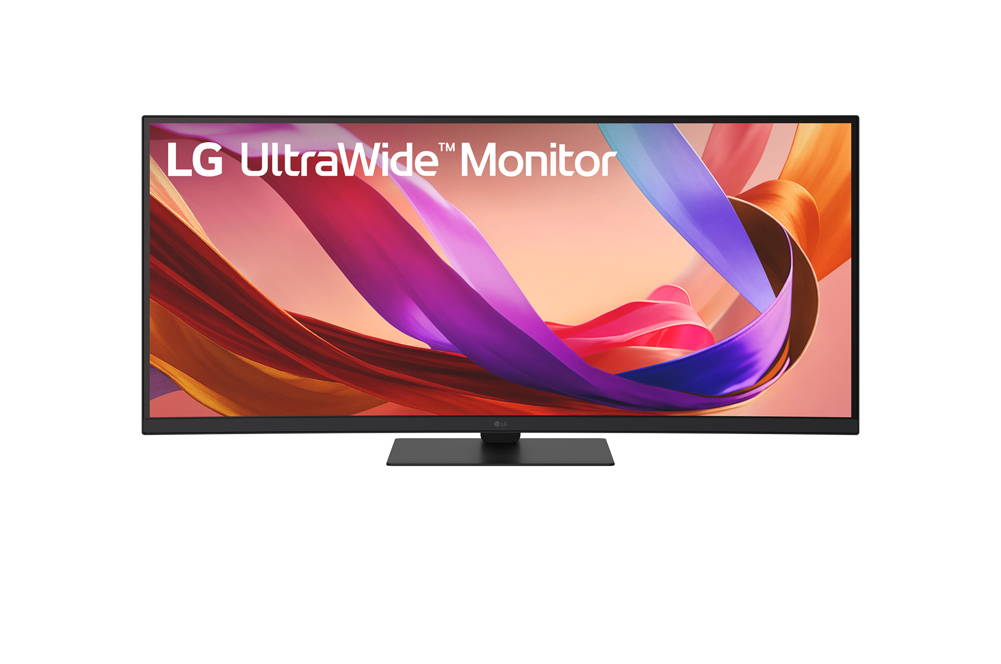 Front angled view of ultrawide monitor (right)