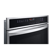LG 4.7 cu ft. Single Wall Oven | True Convection, Steam Sous-Vide, Air Fry, InstaView<sup>®</sup>, SelfClean, EasyClean<sup>®</sup> & Smart, Stainless, WSEP4727F