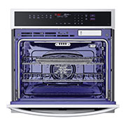LG 4.7 cu ft. Single Wall Oven | True Convection, Steam Sous-Vide, Air Fry, InstaView<sup>®</sup>, SelfClean, EasyClean<sup>®</sup> & Smart, Stainless, WSEP4727F