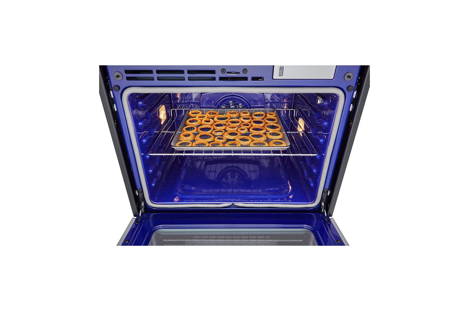 LG 4.7 cu ft. Single Wall Oven | True Convection, Steam Sous-Vide, Air Fry, InstaView<sup>®</sup>, SelfClean, EasyClean<sup>®</sup> & Smart, Stainless, WSEP4727F