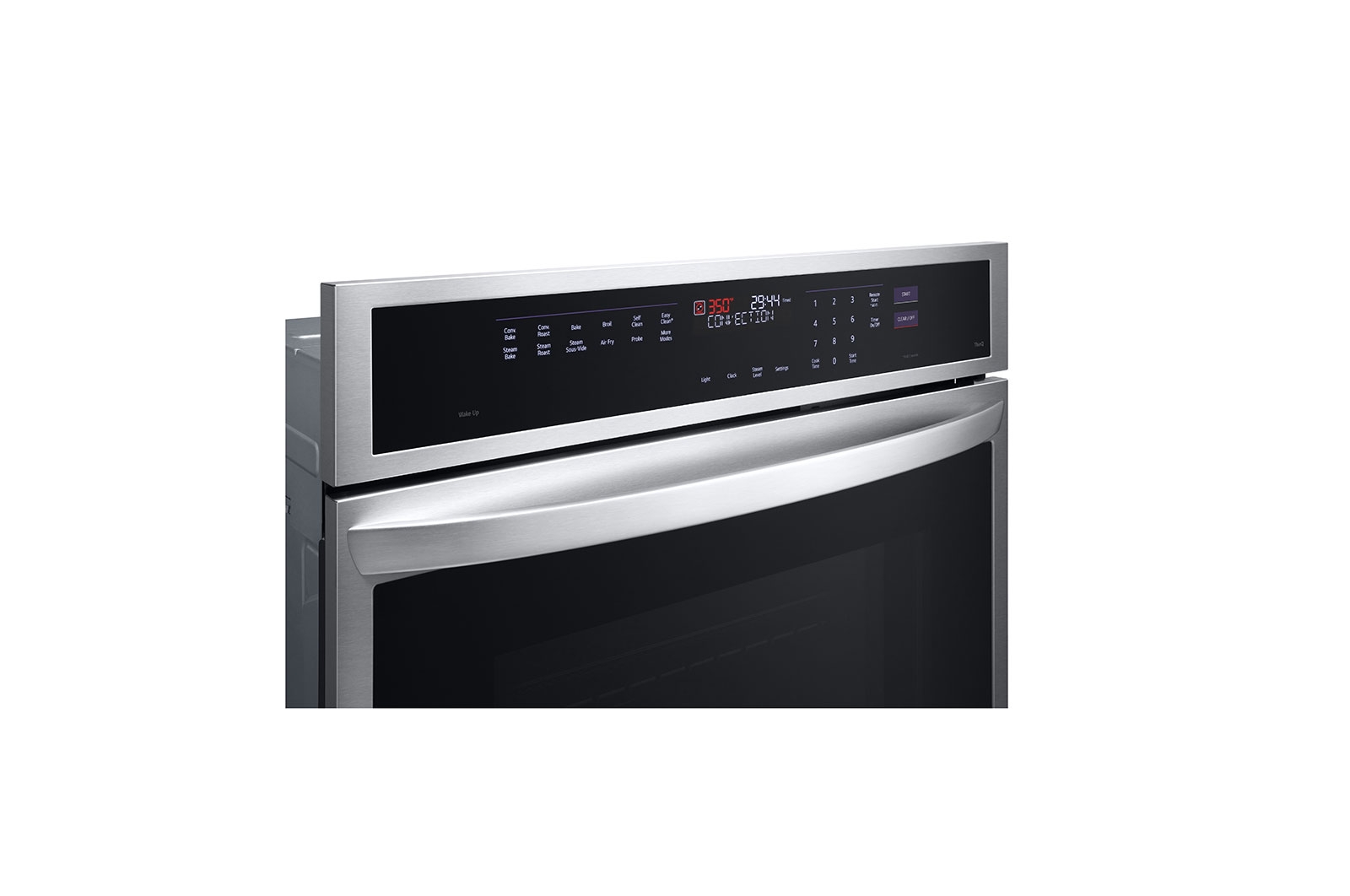 LG 4.7 cu ft. Single Wall Oven | True Convection, Steam Sous-Vide, Air Fry, InstaView<sup>®</sup>, SelfClean, EasyClean<sup>®</sup> & Smart, Stainless, WSEP4727F