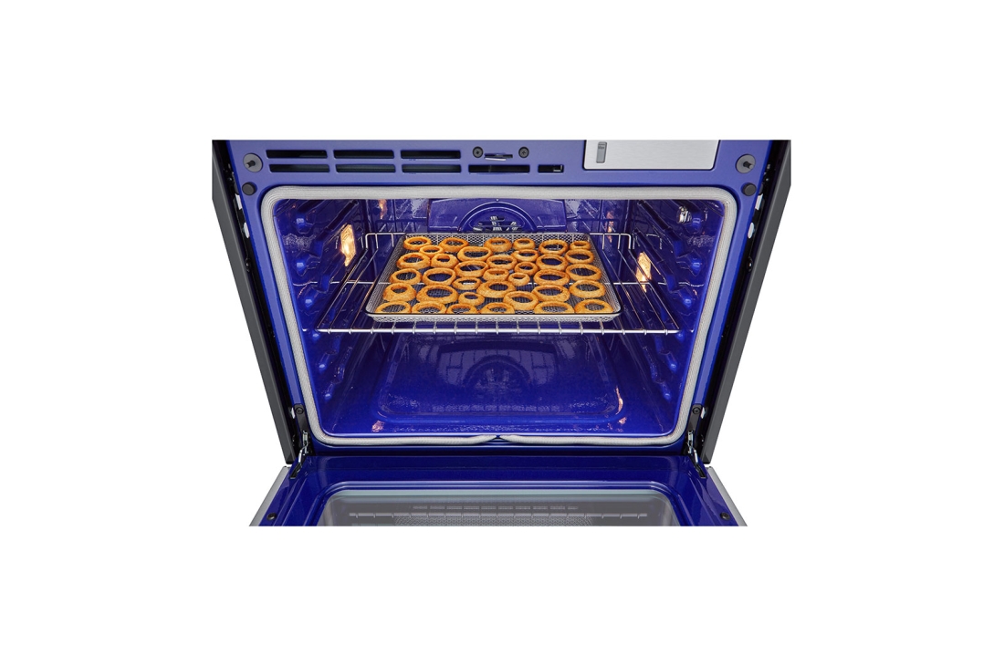 LG 4.7 cu ft. Single Wall Oven | True Convection, Steam Sous-Vide, Air Fry, InstaView<sup>®</sup>, SelfClean, EasyClean<sup>®</sup> & Smart, Stainless, WSEP4727F