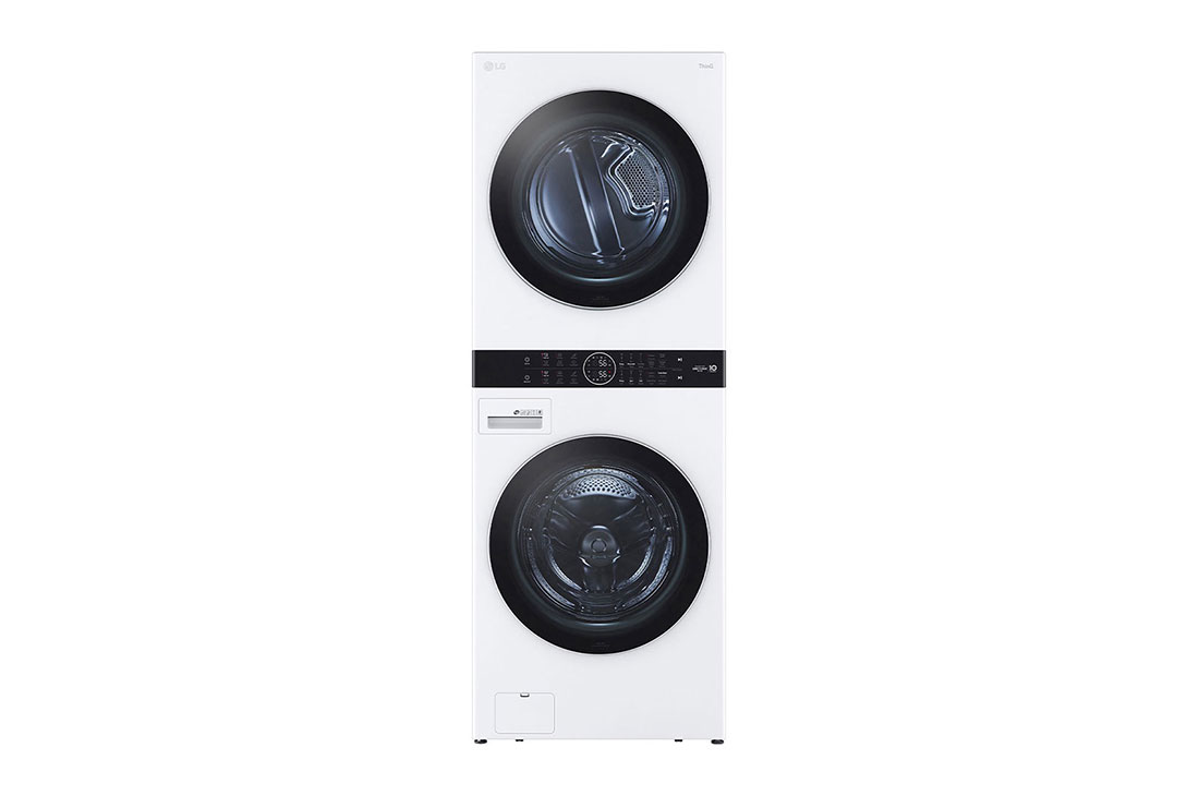 Front view of LG LG WashTower® with Centre Control™ 5.2 cu. ft. Washer and 7.4 cu. ft. Electric Dryer - WKEX200HWA