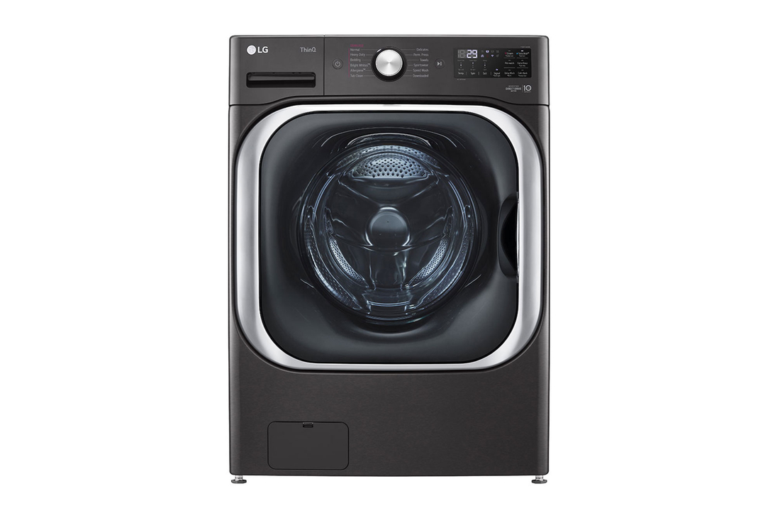Front view of LG 6.0 cu.ft. Front Load Washer with TurboWash®, AI DD® and Steam - WM8900HBA