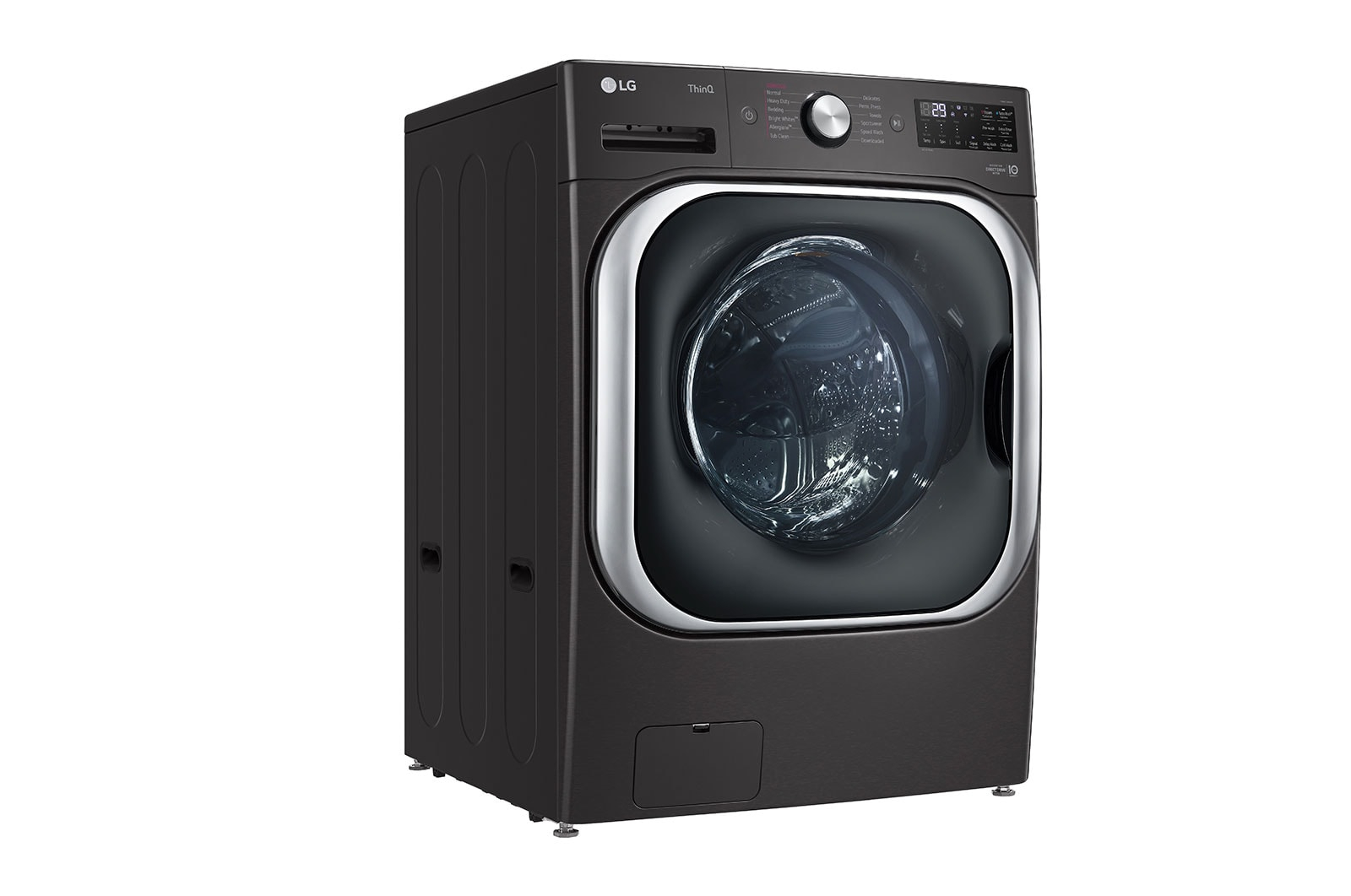 Side view of LG 6.0 cu.ft. Front Load Washer with TurboWash®, AI DD® and Steam - WM8900HBA