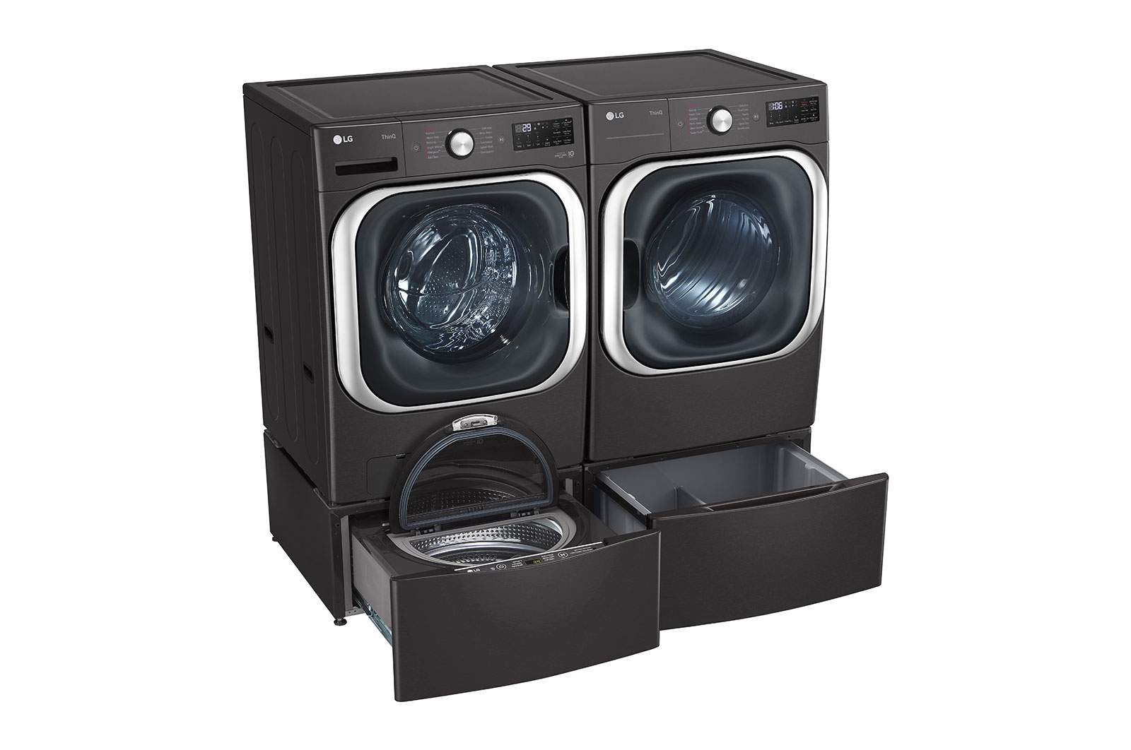 LG 6.0 cu.ft. Front Load Washer with TurboWash®, AI DD® and Steam, WM8900HBA