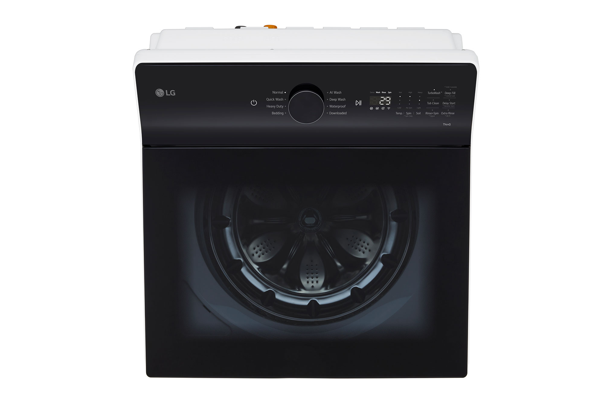 LG 6.3 cu.ft. Top Load Impeller Washer with EasyUnload®, TurboWash®, WT8400CW