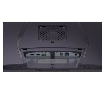 rear close-up view of connectivity ports