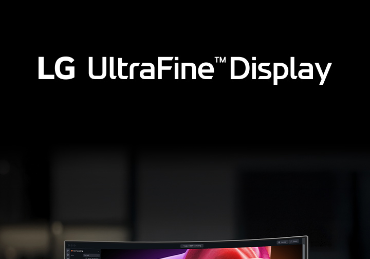 LG UltraFine Monitor logo.	
