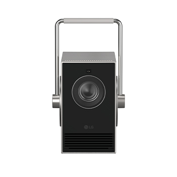 front view with handle and lens
