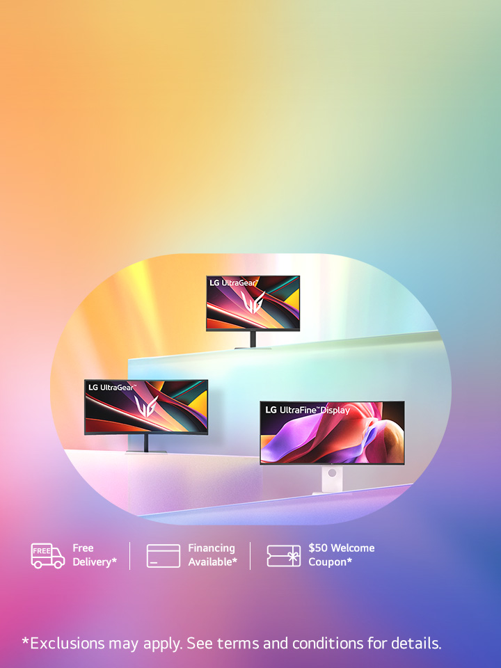 Stunning LG monitor colour last all season. Save up to 20% on select LG monitors, only on LG.ca.