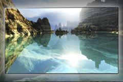 Image of Forest on the TV Screen.