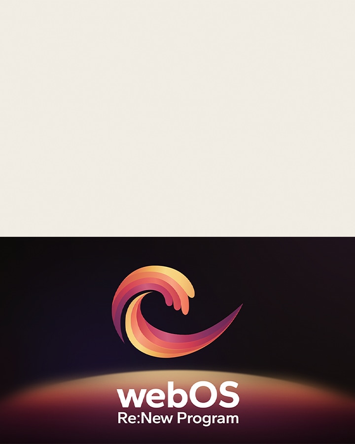 Logo et nom du programme webOS Re:New.