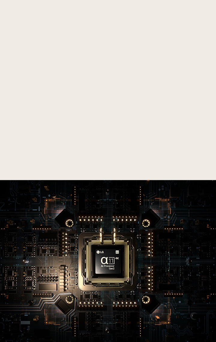 Le processeur alpha 11 AI Gen2 se trouve sur une carte de circuit imprimé d’aspect avancé.