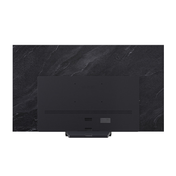 Vue arrière du téléviseur Smart TV LG OLED evo AI C5 4K.