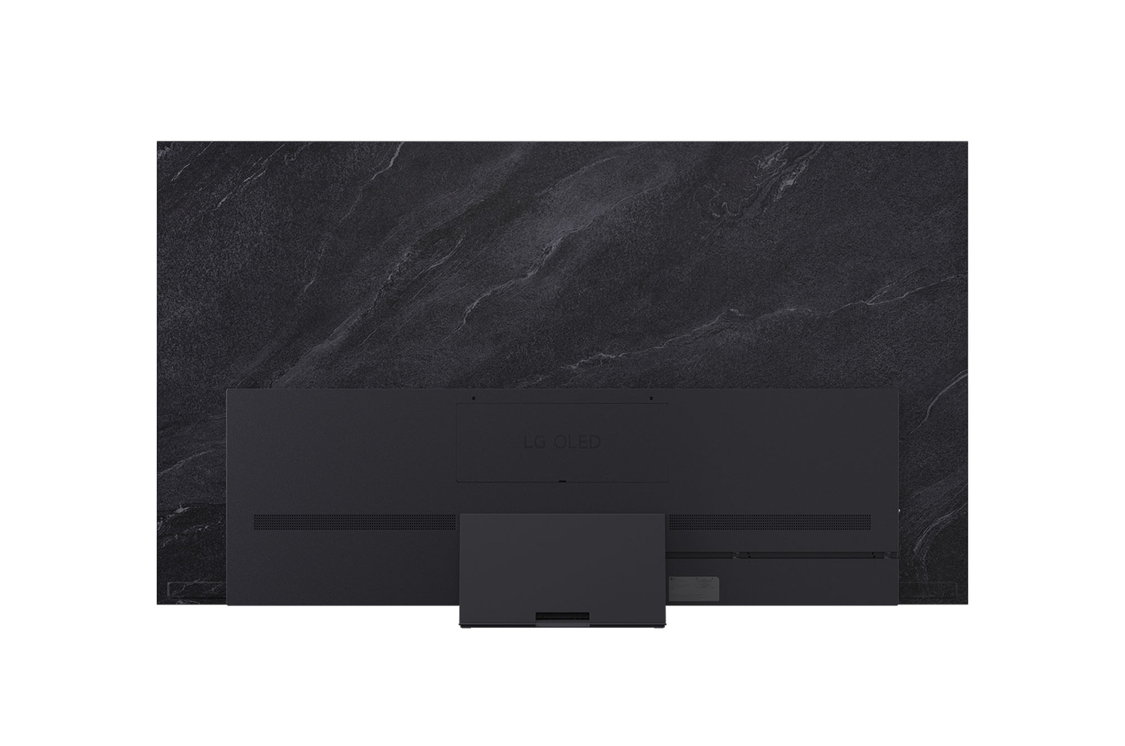 Vue arrière du téléviseur Smart TV LG OLED evo AI C5 4K.