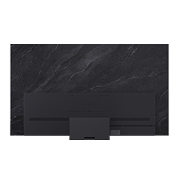 Vue arrière du téléviseur Smart TV LG OLED evo AI C5 4K.