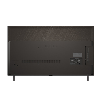 Vue arrière du téléviseur Smart LG OLED AI B5 4K.