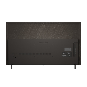 Vue arrière du téléviseur Smart LG OLED AI B5 4K.