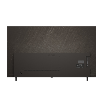 Vue arrière du téléviseur Smart LG OLED IA B5 4K.