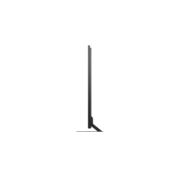 Vue latérale gauche du téléviseur LG QNED evo QNED85 TV 