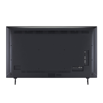 Vue arrière du téléviseur LG QNED evo qned91.