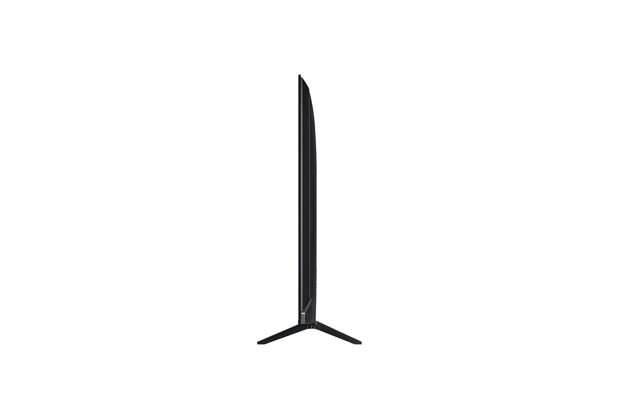 Vue latérale gauche du téléviseur LG QNED evo qned91.
