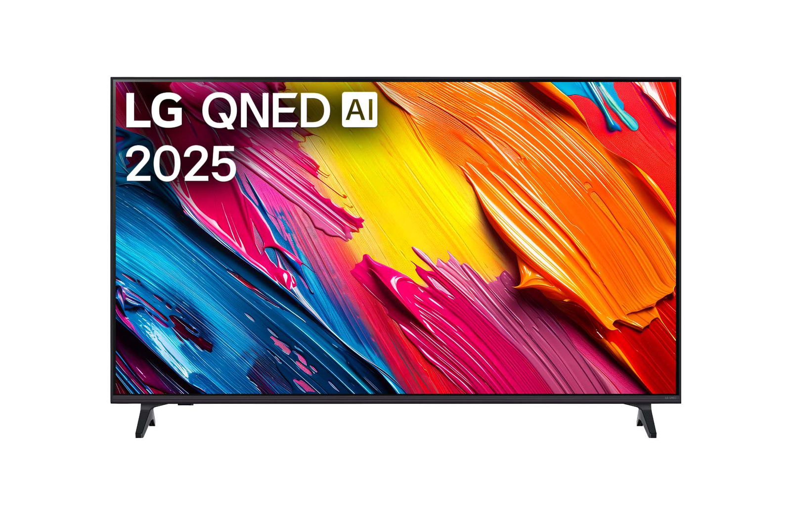 Vue de face de 50 pouces LG QNED AI QNED70 4K Smart TV 2025 50QNED70AUA