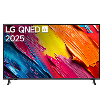 Vue de face de 50 pouces LG QNED AI QNED70 4K Smart TV 2025 50QNED70AUA