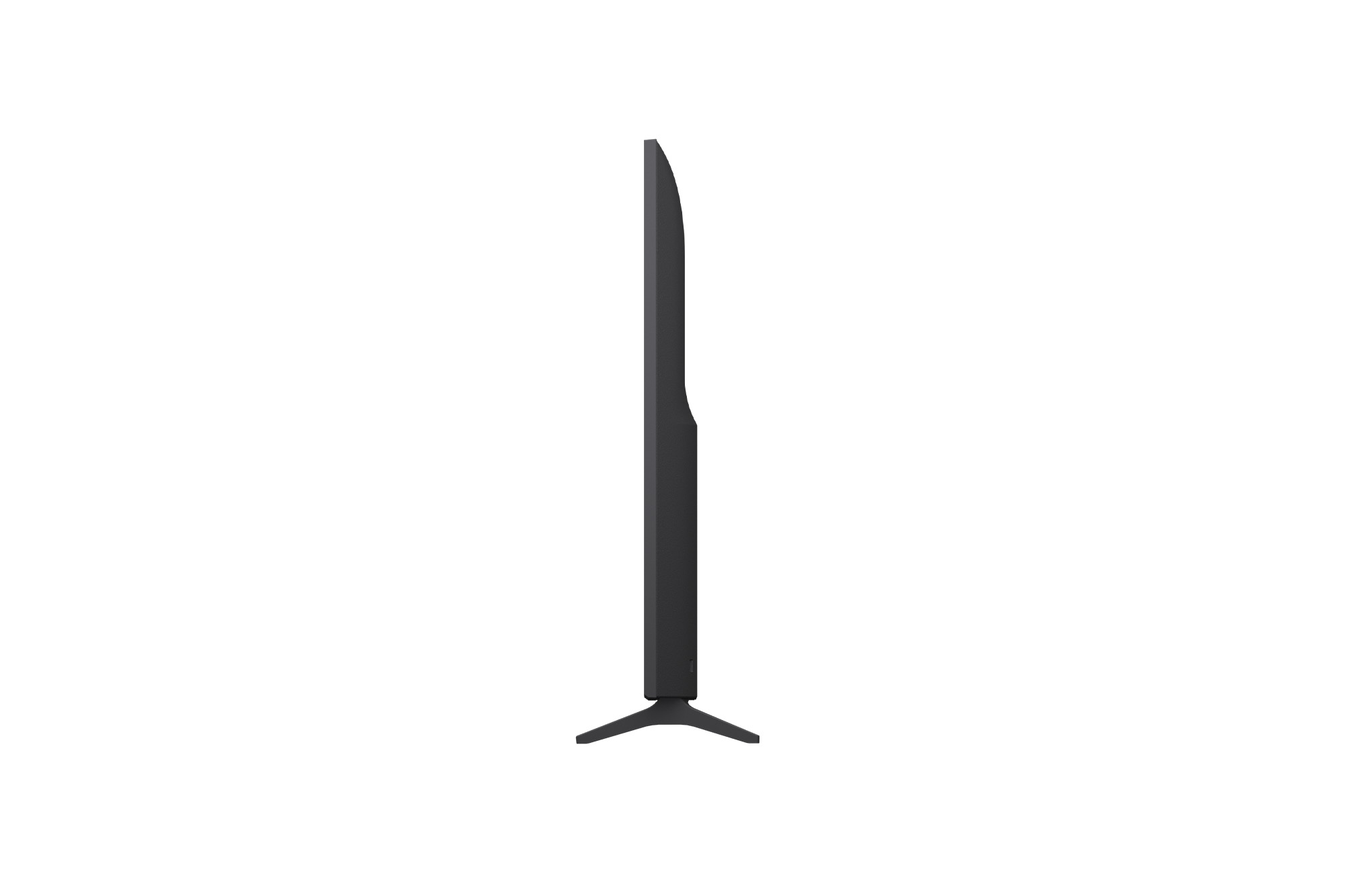 Vue latérale gauche du téléviseur LG QNED70 TV 