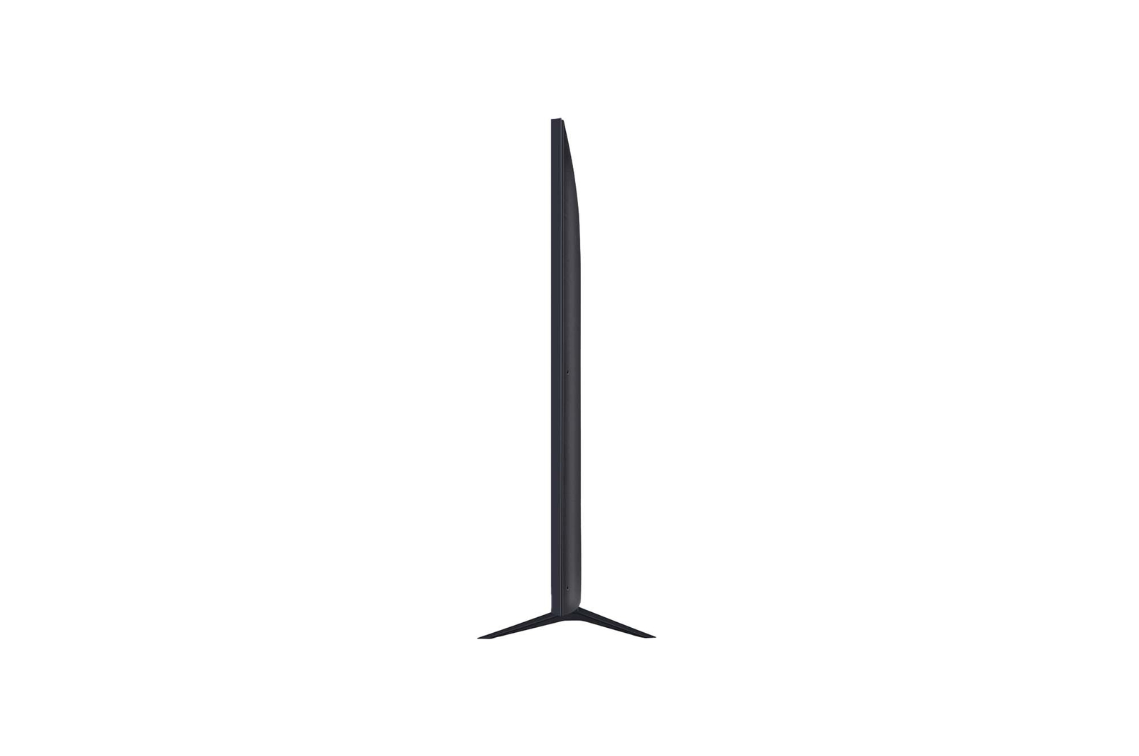 Vue latérale gauche du téléviseur LG QNED70 TV 