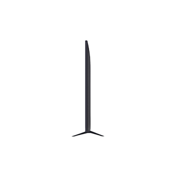 Vue latérale gauche du téléviseur LG QNED70 TV 