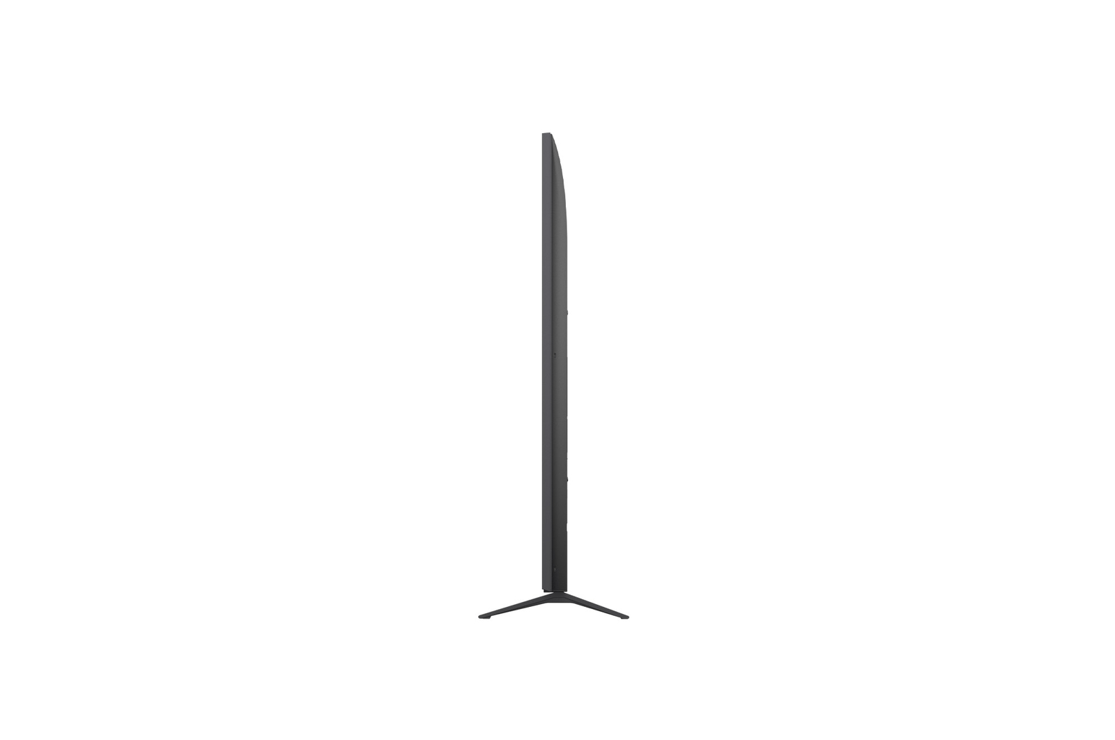 Vue latérale gauche du téléviseur LG QNED70 TV 